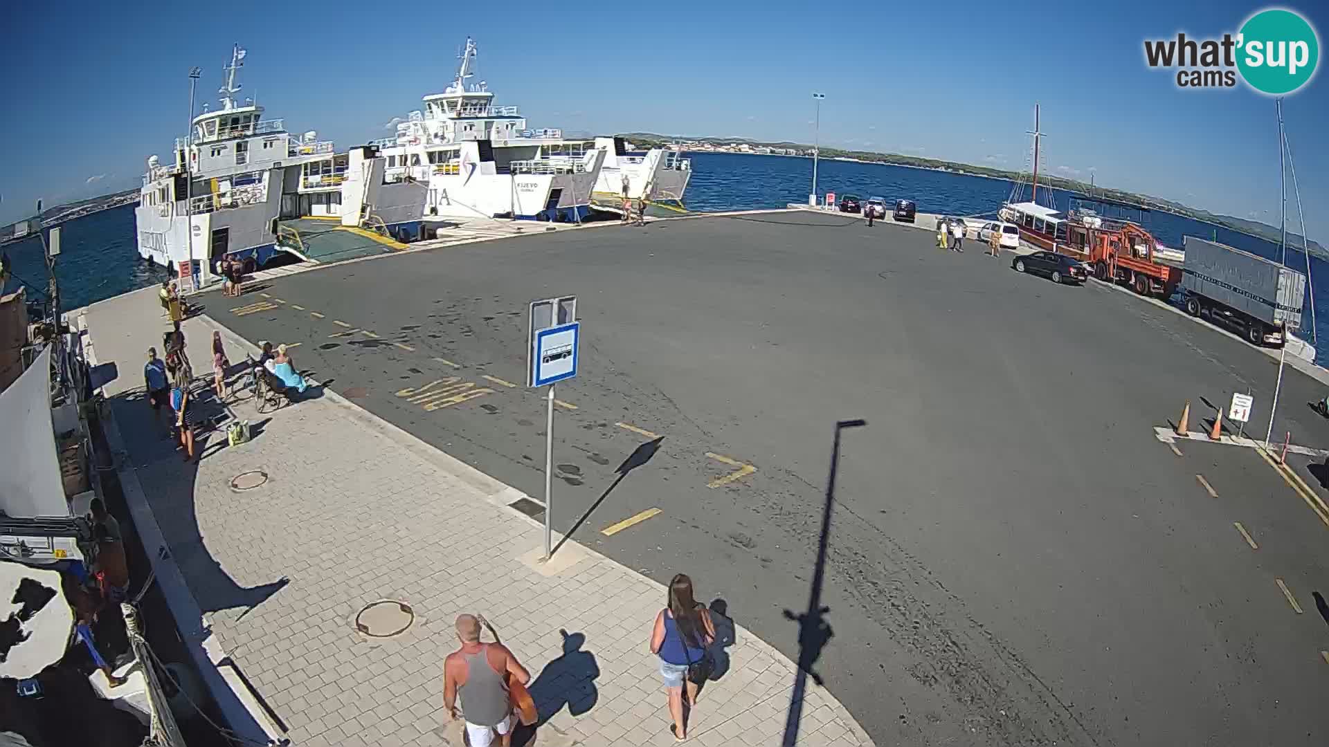Tkon Live cam – ferry – Dalmatia – Croatia
