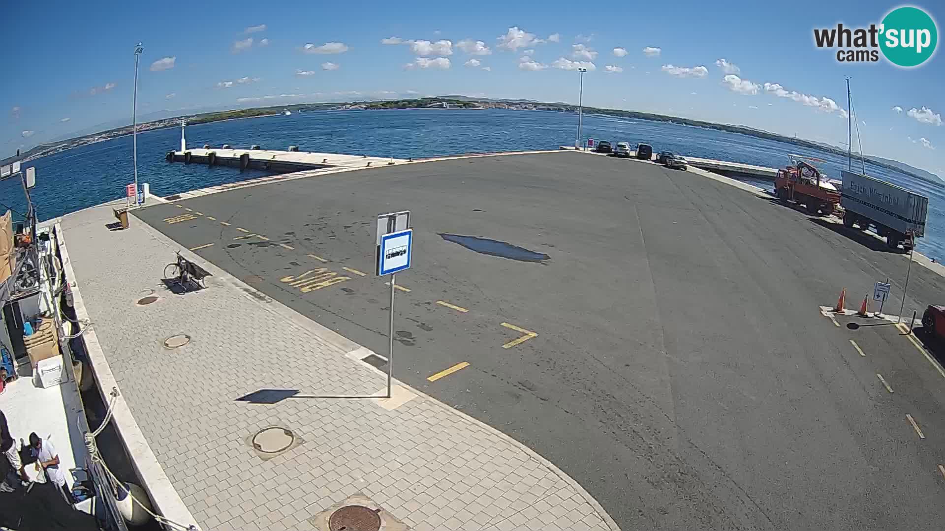 Tkon v živo – trajekt – Dalmacija – Hrvaška