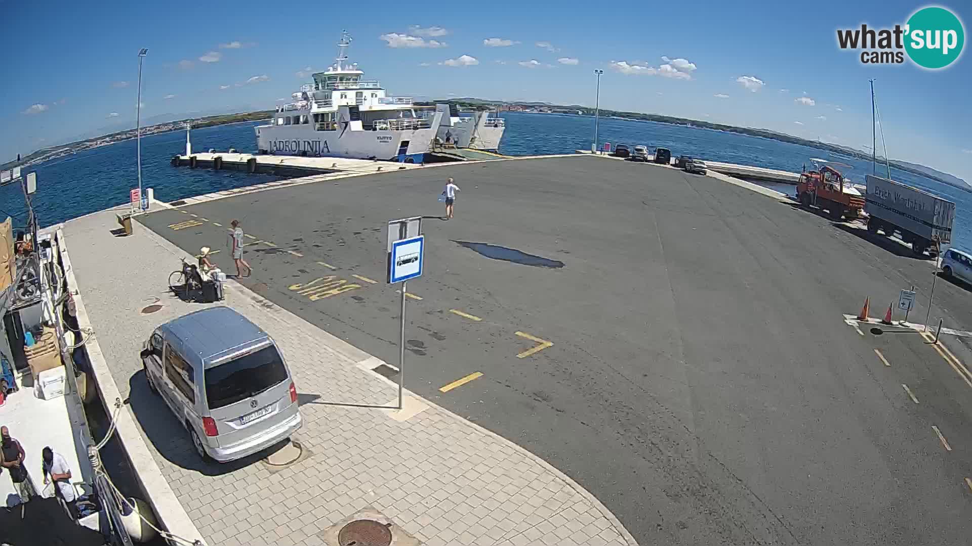 Tkon Live cam – Fähre – Dalmatien – Kroatien