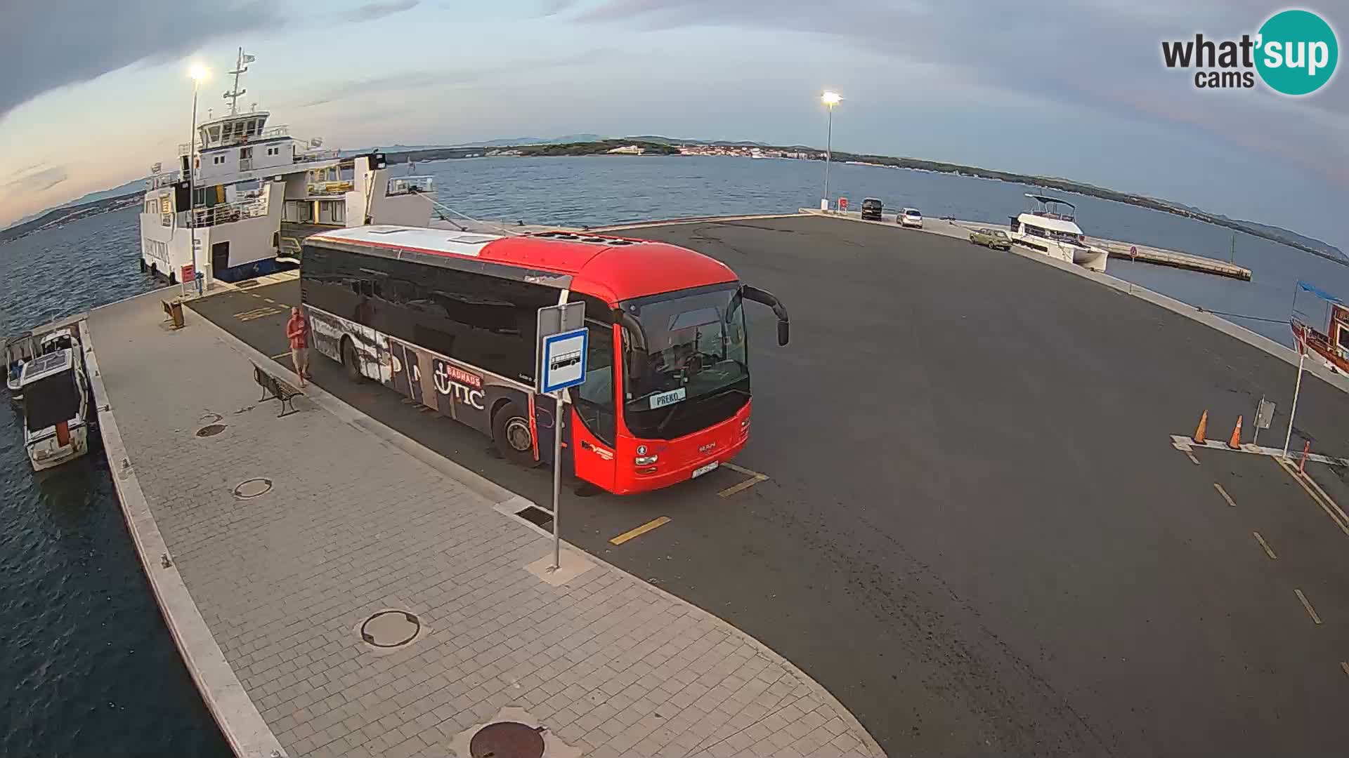 Tkon Live cam – ferry – Dalmatia – Croatia