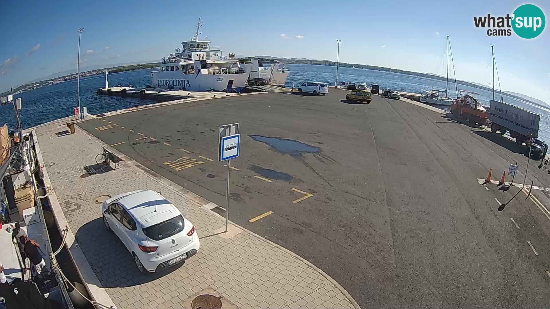 Tkon Live cam – traghetto – Dalmazia – Croazia