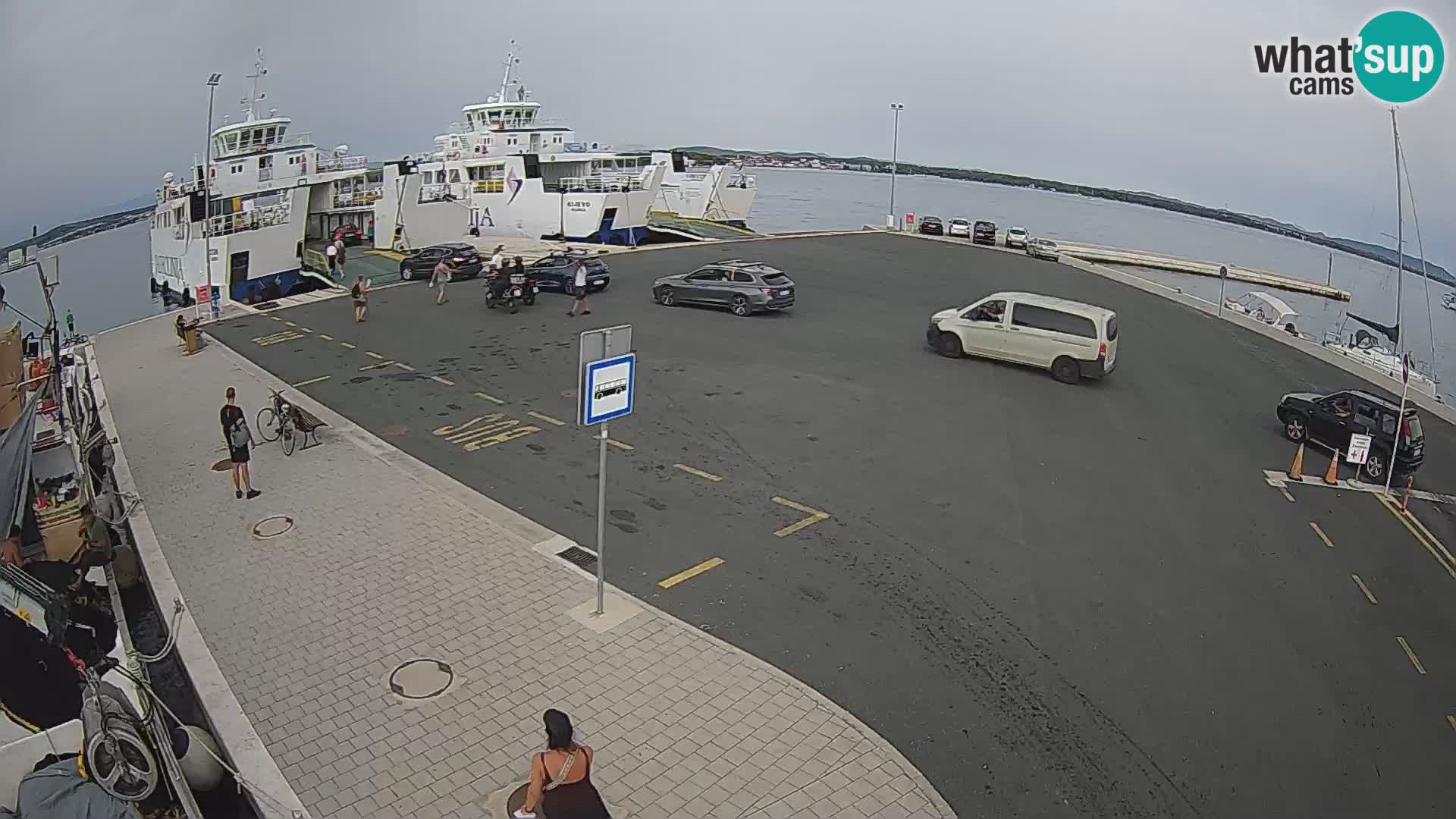 Tkon Live cam – ferry – Dalmatia – Croatia