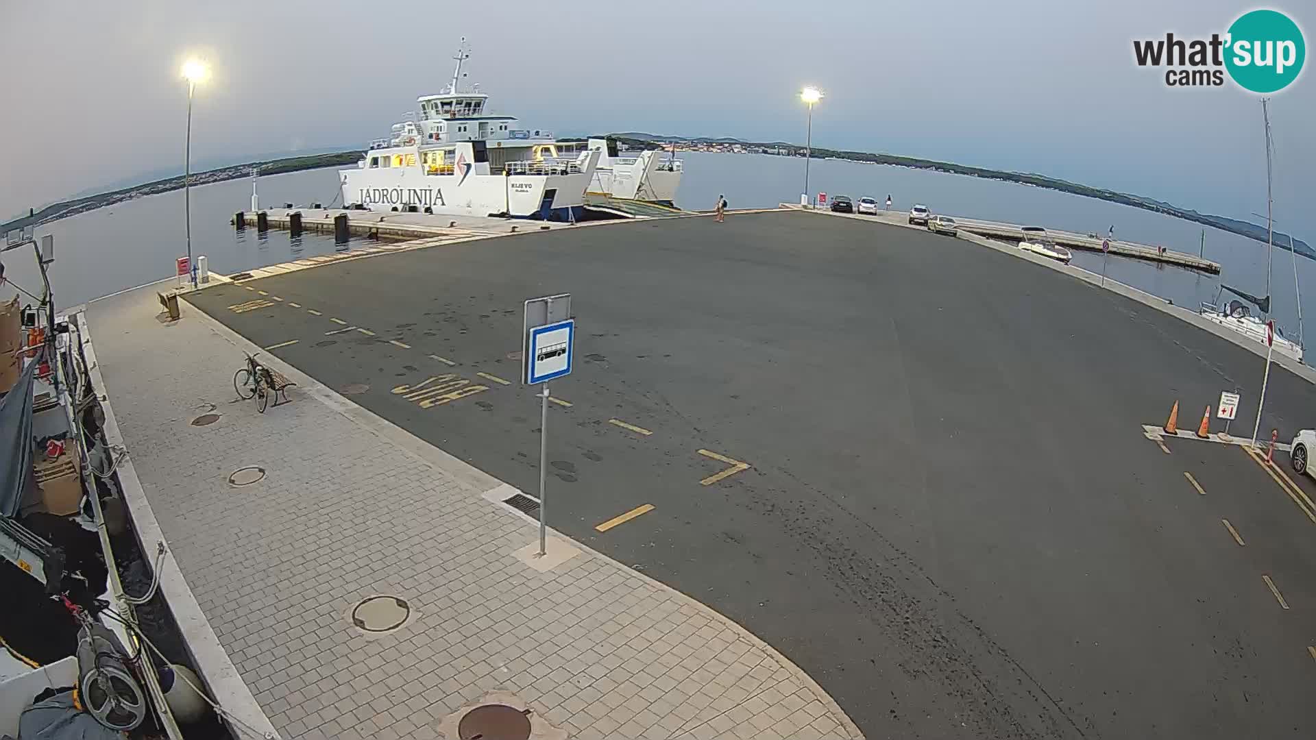 Tkon Live cam – ferry – Dalmatia – Croatia