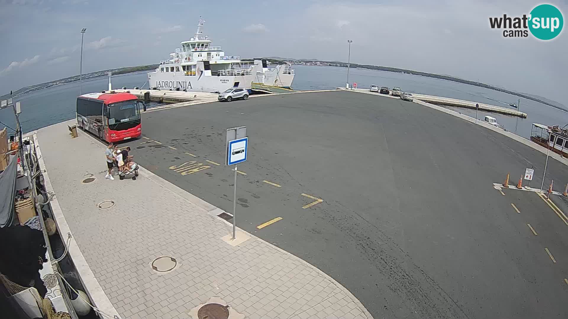 Tkon Live cam – ferry – Dalmatia – Croatia