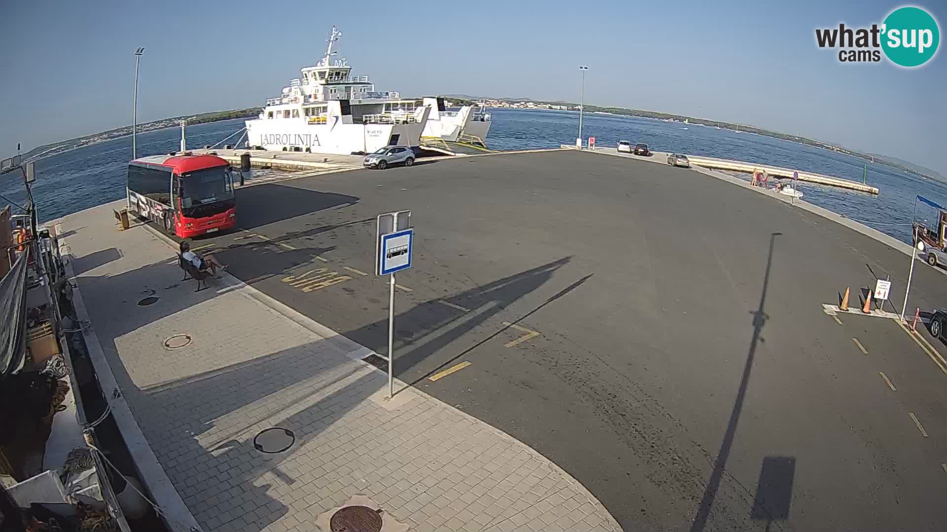 Tkon Live cam – traghetto – Dalmazia – Croazia