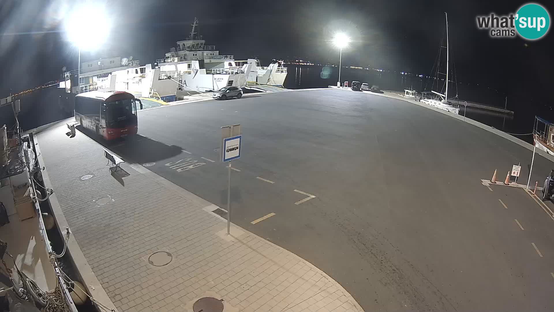 Tkon Live cam – traghetto – Dalmazia – Croazia