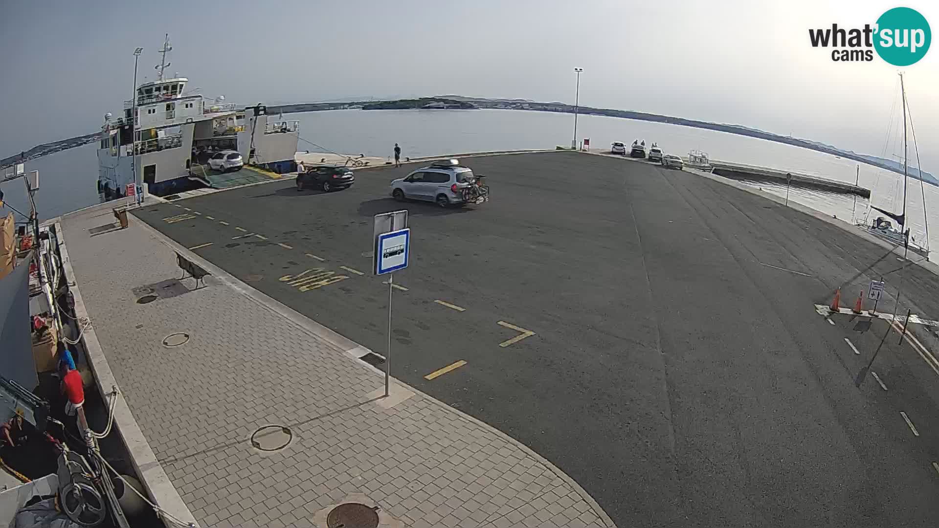 Tkon Live cam – ferry – Dalmatie – Croatie