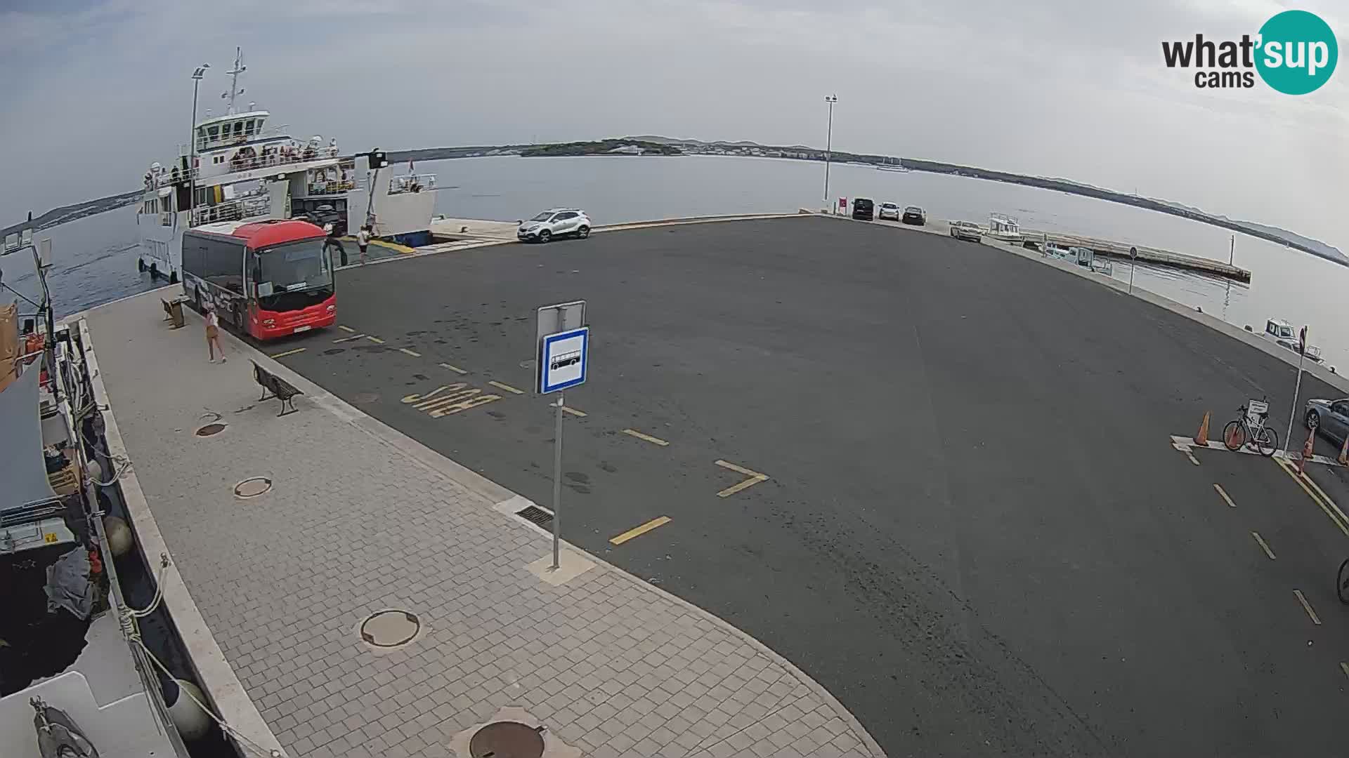 Tkon Live cam – ferry – Dalmatia – Croatia