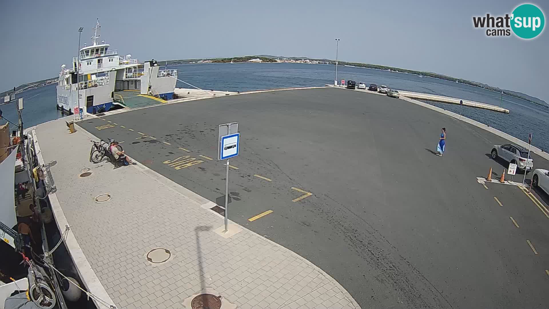 Tkon Live cam – ferry – Dalmatia – Croatia