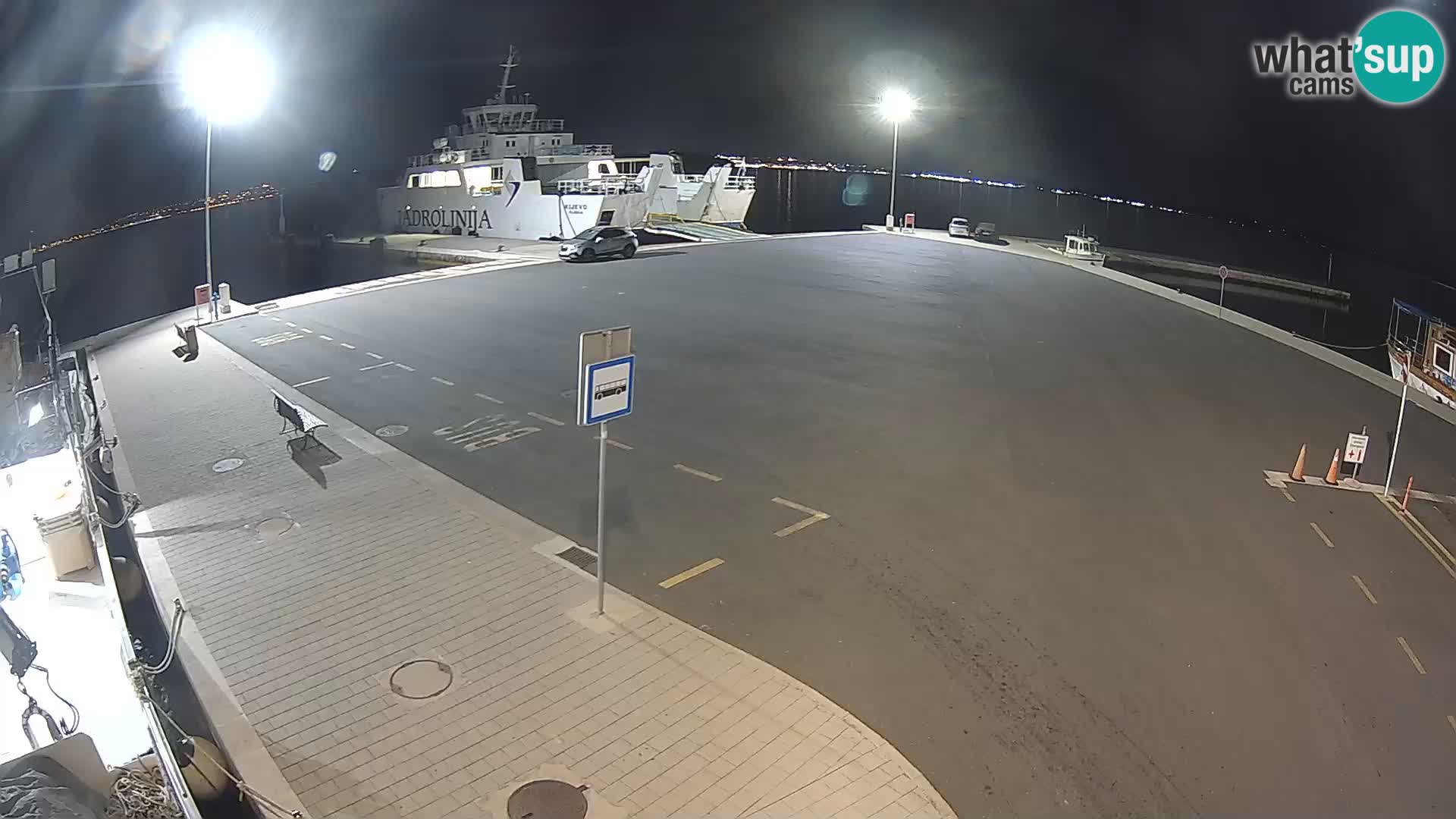 Tkon Live cam – ferry – Dalmatie – Croatie