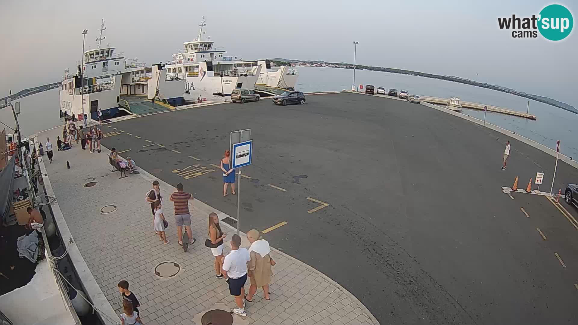 Tkon Live cam – ferry – Dalmatia – Croatia