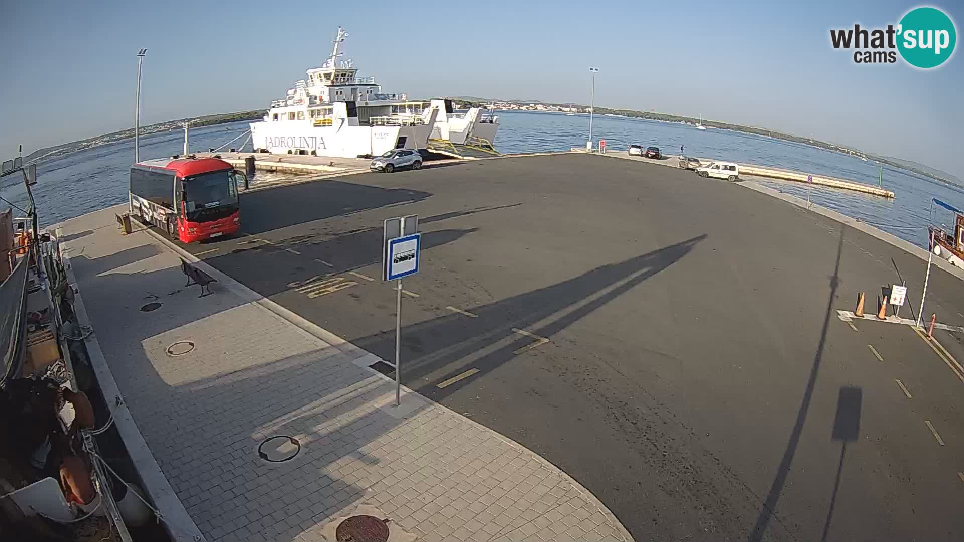 Tkon Live cam – traghetto – Dalmazia – Croazia