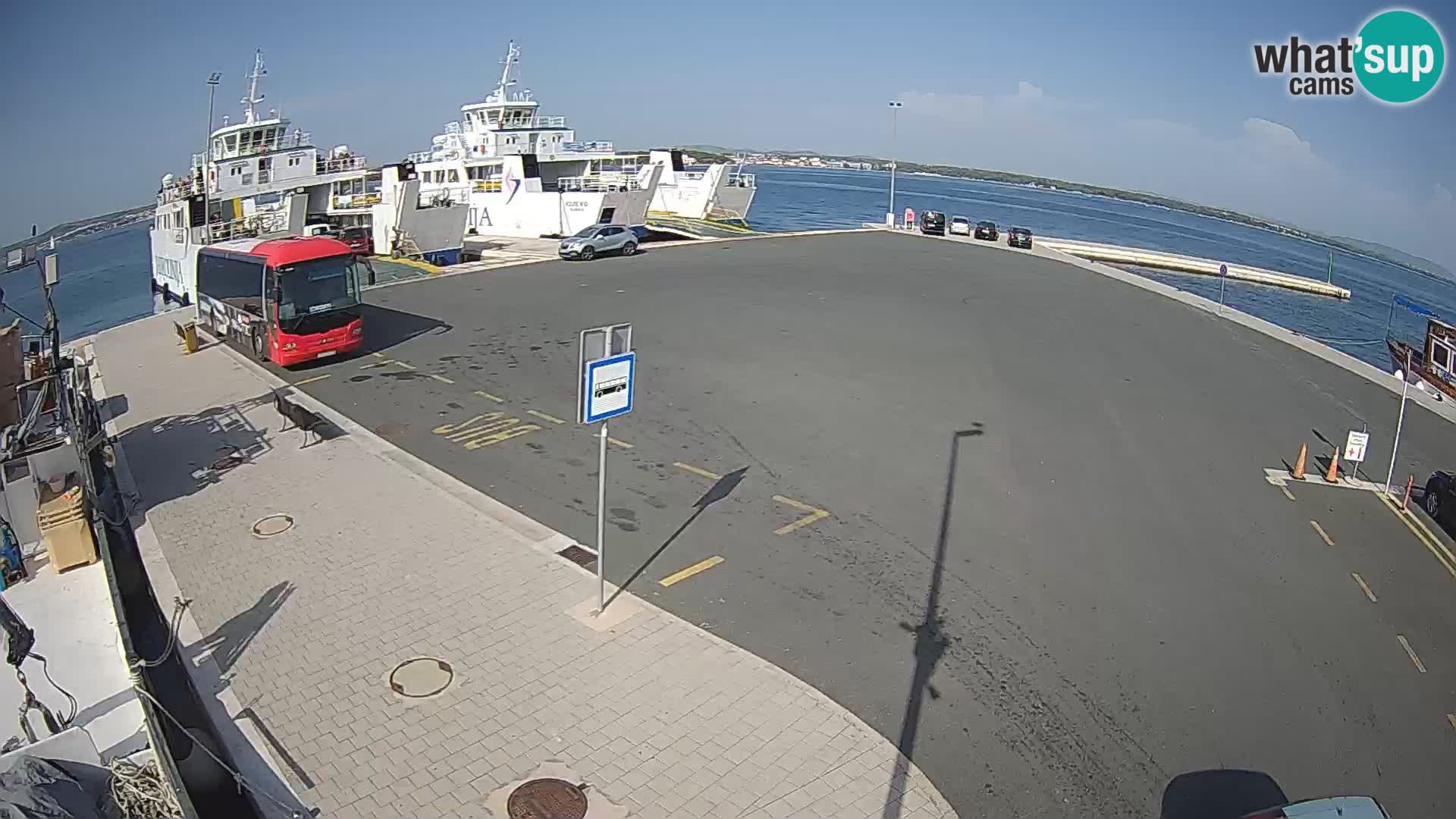 Tkon Live cam – ferry – Dalmatia – Croatia