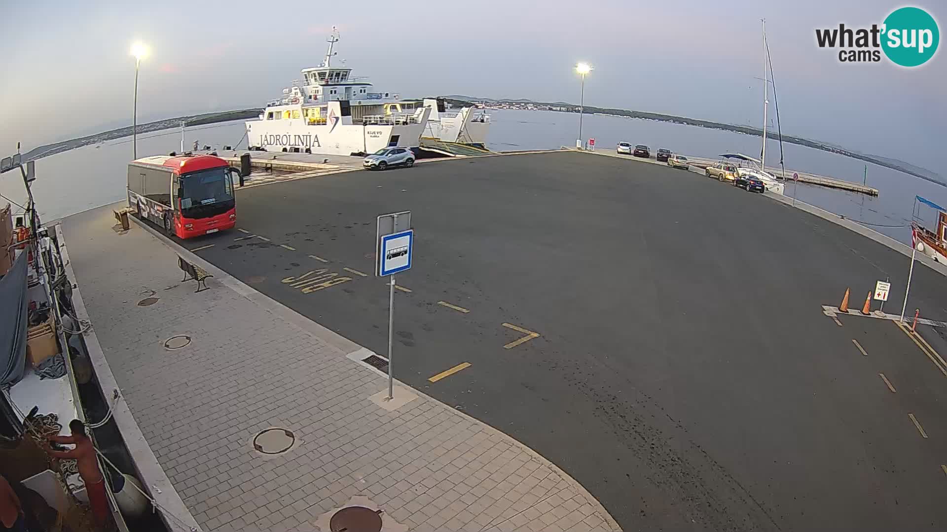 Tkon Live cam – ferry – Dalmatia – Croatia