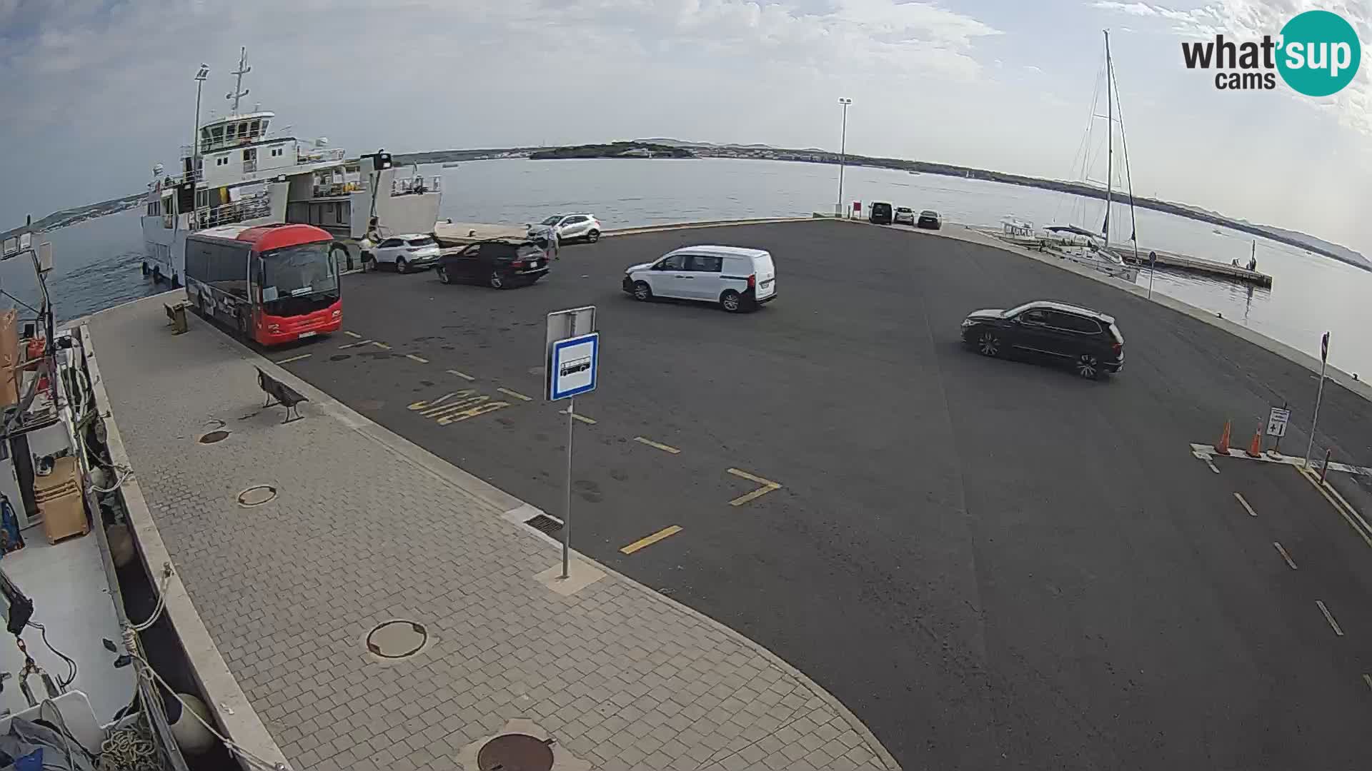 Tkon Live cam – ferry – Dalmatia – Croatia