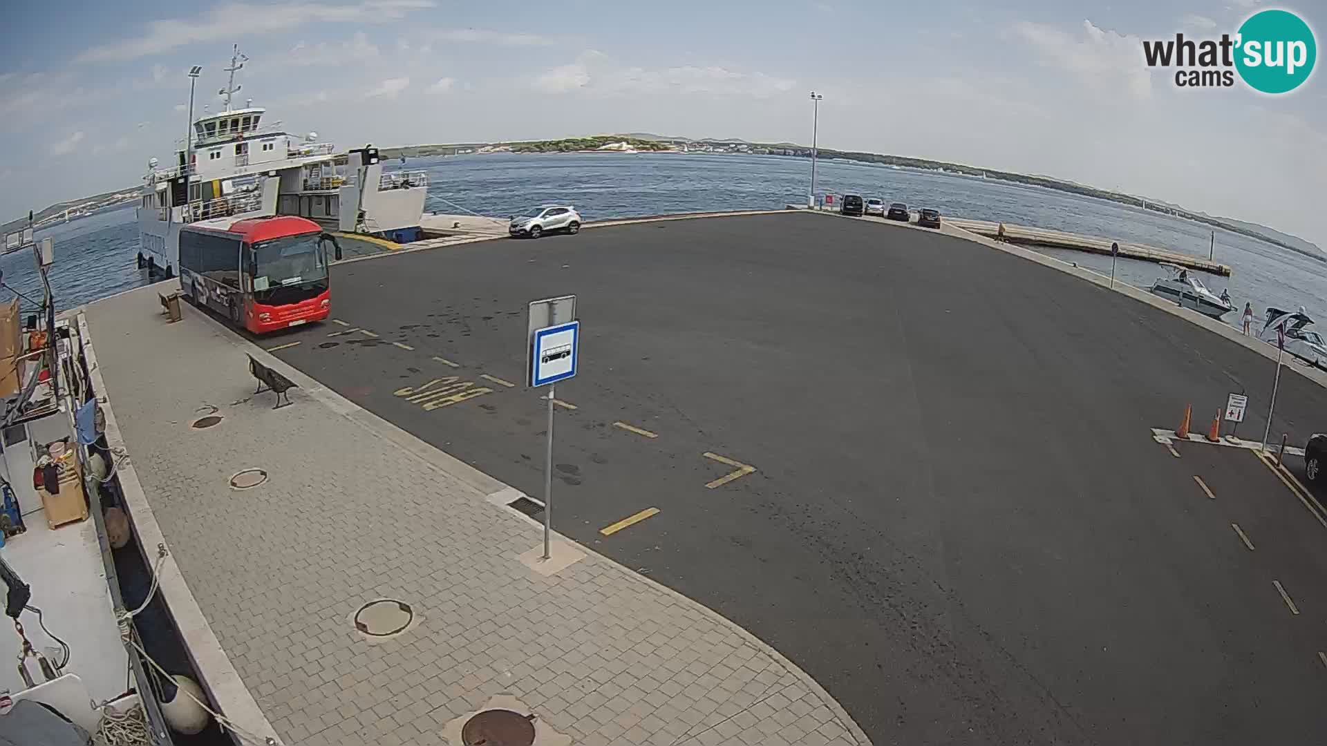 Tkon Live cam – traghetto – Dalmazia – Croazia