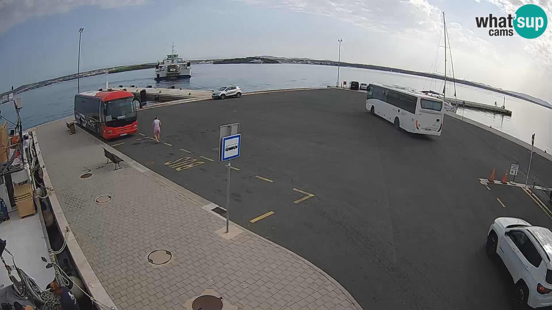 Tkon Live cam – traghetto – Dalmazia – Croazia