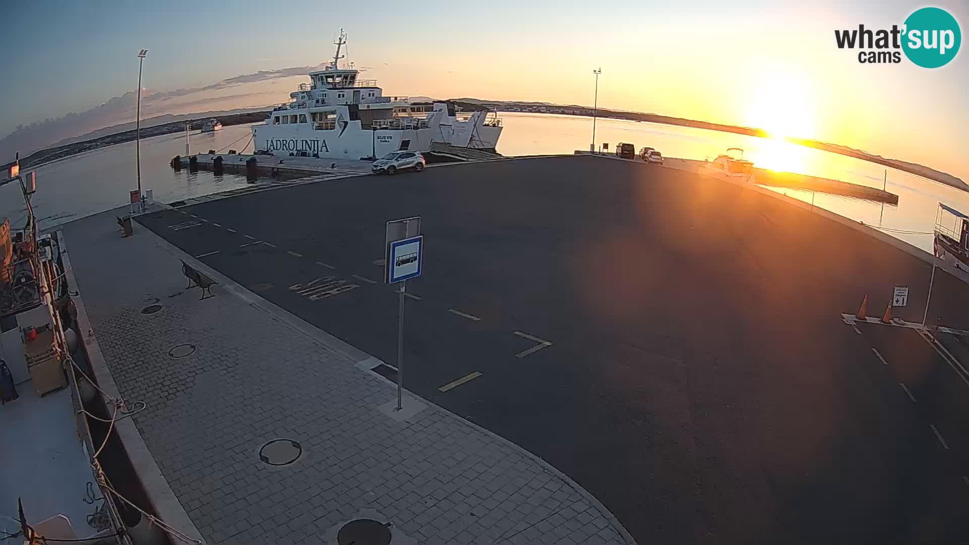 Tkon Live cam – ferry – Dalmatia – Croatia