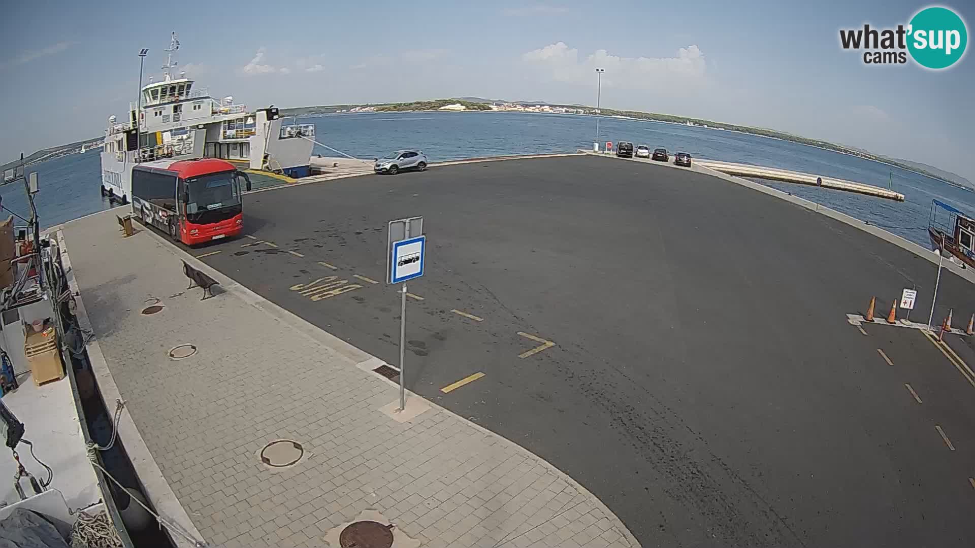 Tkon Live cam – ferry – Dalmatia – Croatia