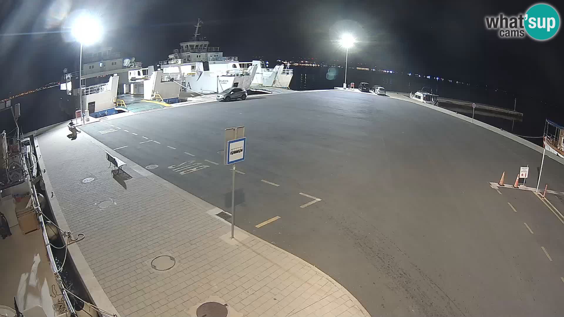 Tkon Live cam – ferry – Dalmatie – Croatie