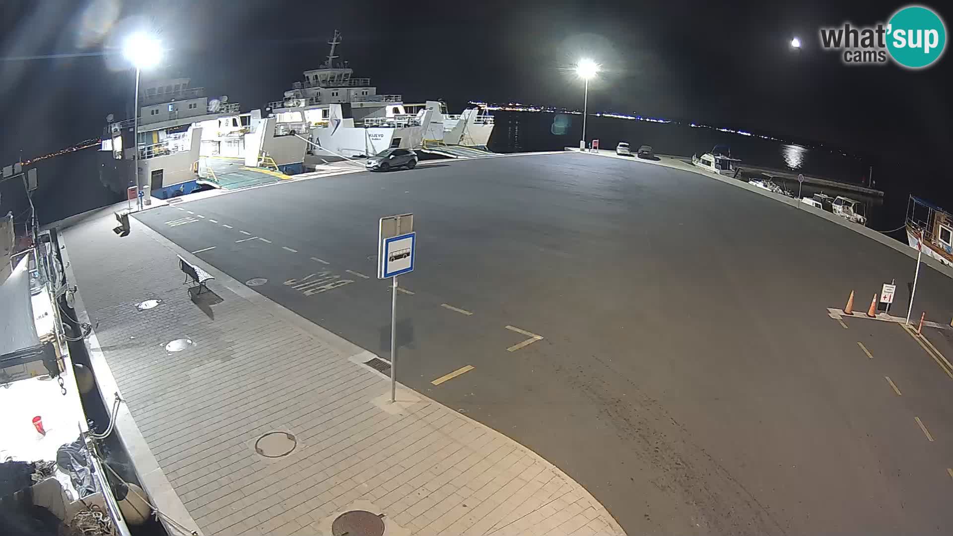 Tkon Live cam – ferry – Dalmatia – Croatia