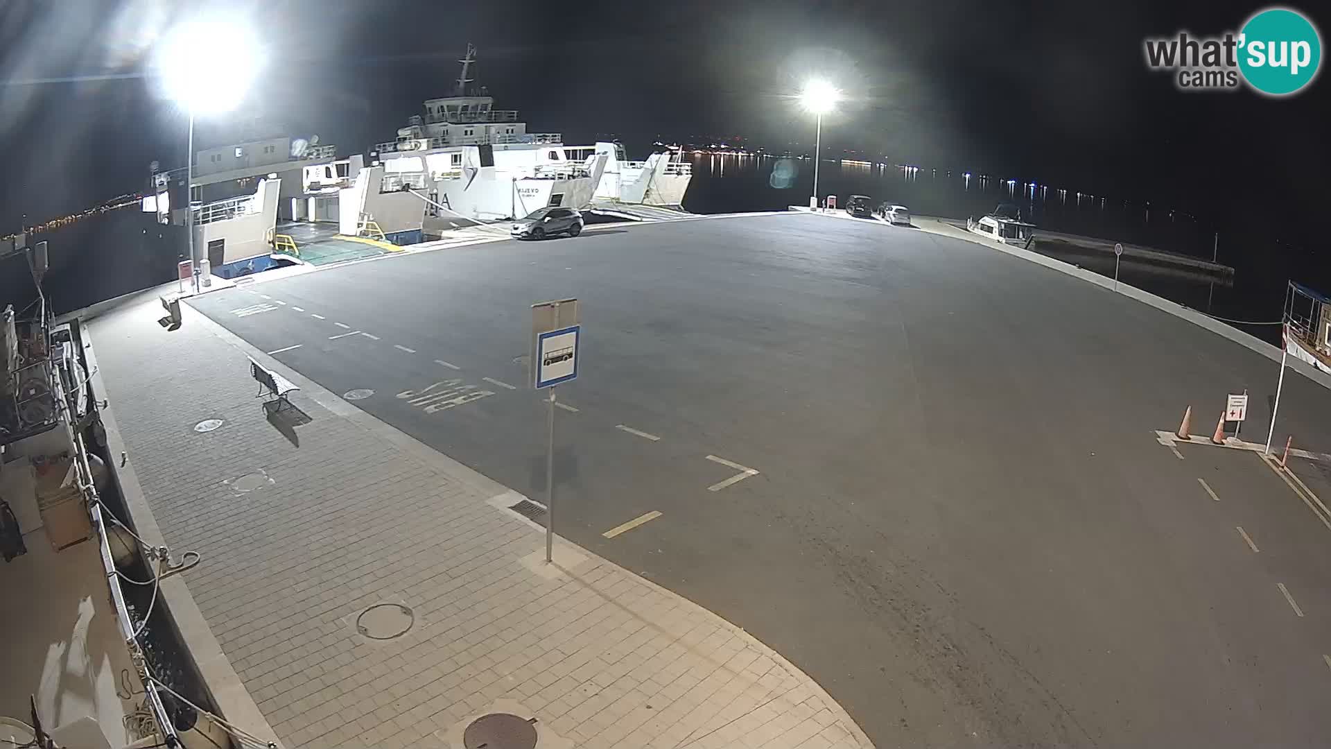 Tkon Live cam – ferry – Dalmatie – Croatie