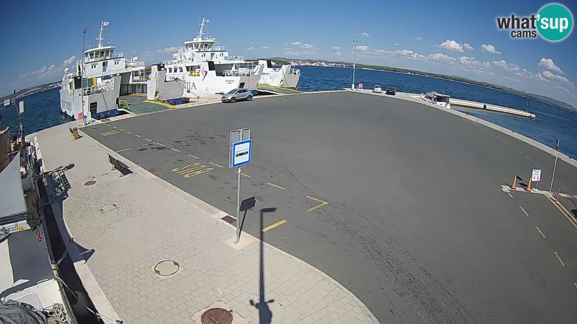 Tkon Live cam – traghetto – Dalmazia – Croazia
