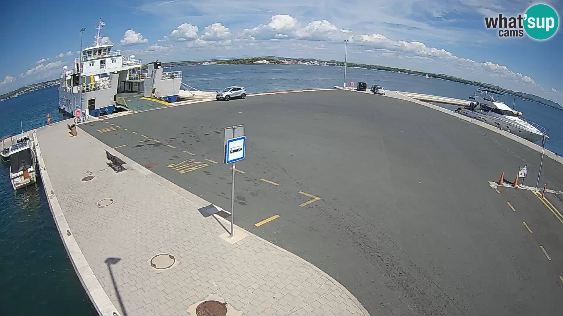 Tkon Live cam – ferry – Dalmatia – Croatia