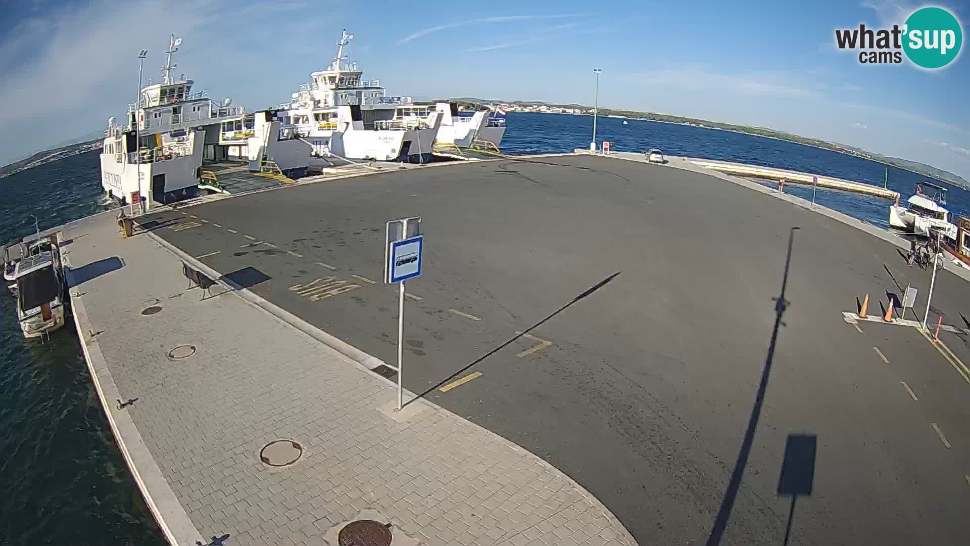 Tkon Live cam – ferry – Dalmatia – Croatia