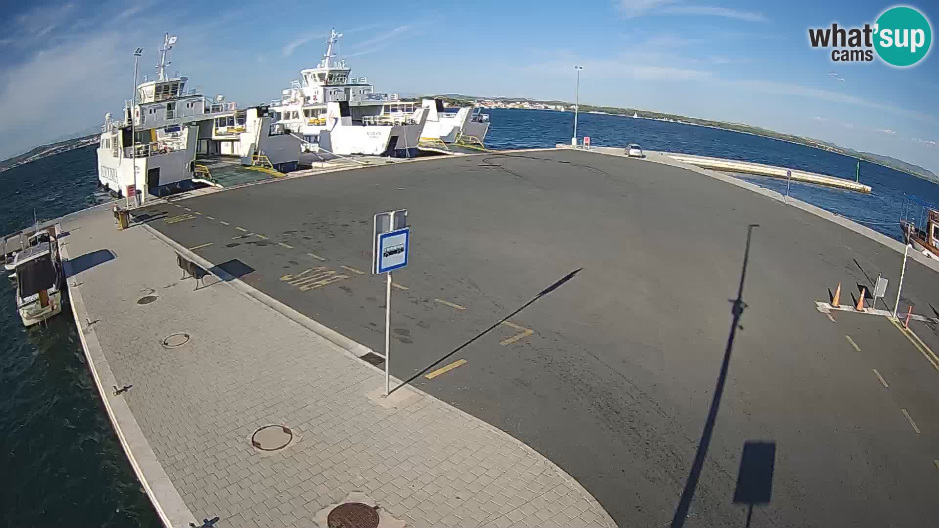 Tkon Live cam – ferry – Dalmatia – Croatia