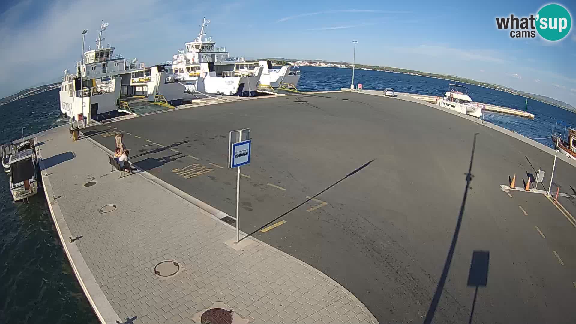 Tkon Live cam – ferry – Dalmatia – Croatia