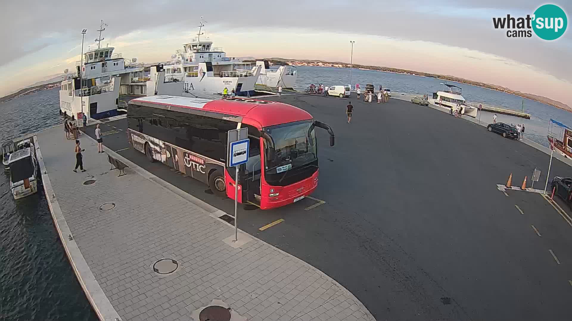 Tkon Live cam – ferry – Dalmatia – Croatia