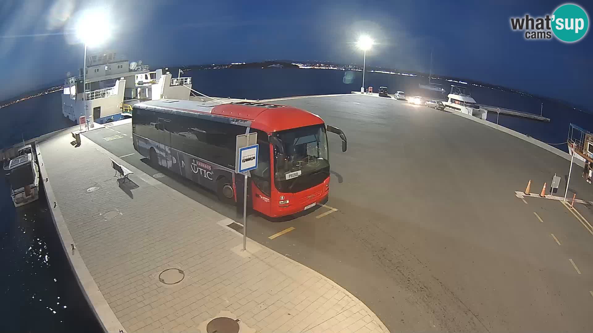Tkon Live cam – traghetto – Dalmazia – Croazia