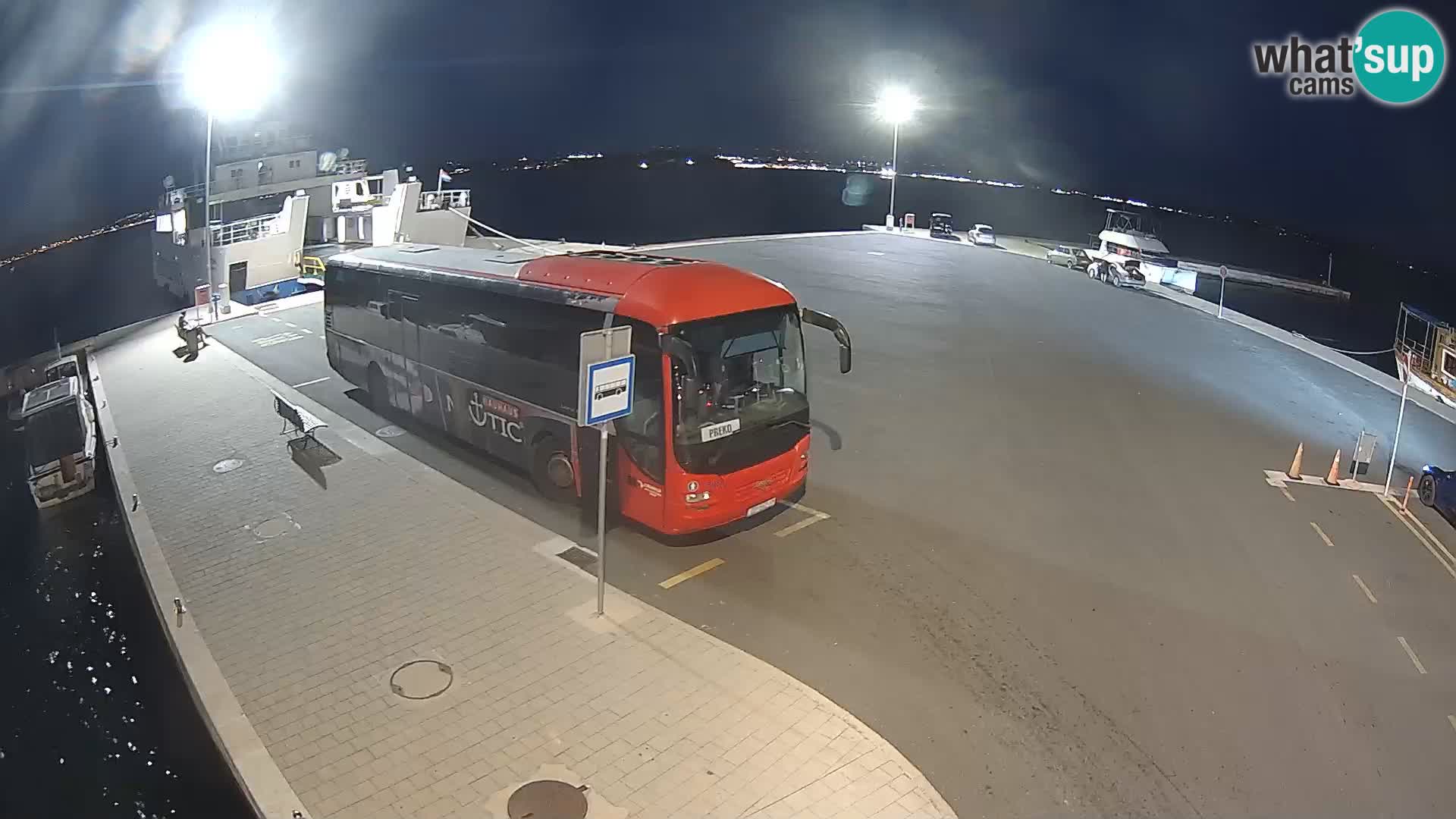 Tkon Live cam – ferry – Dalmatia – Croatia