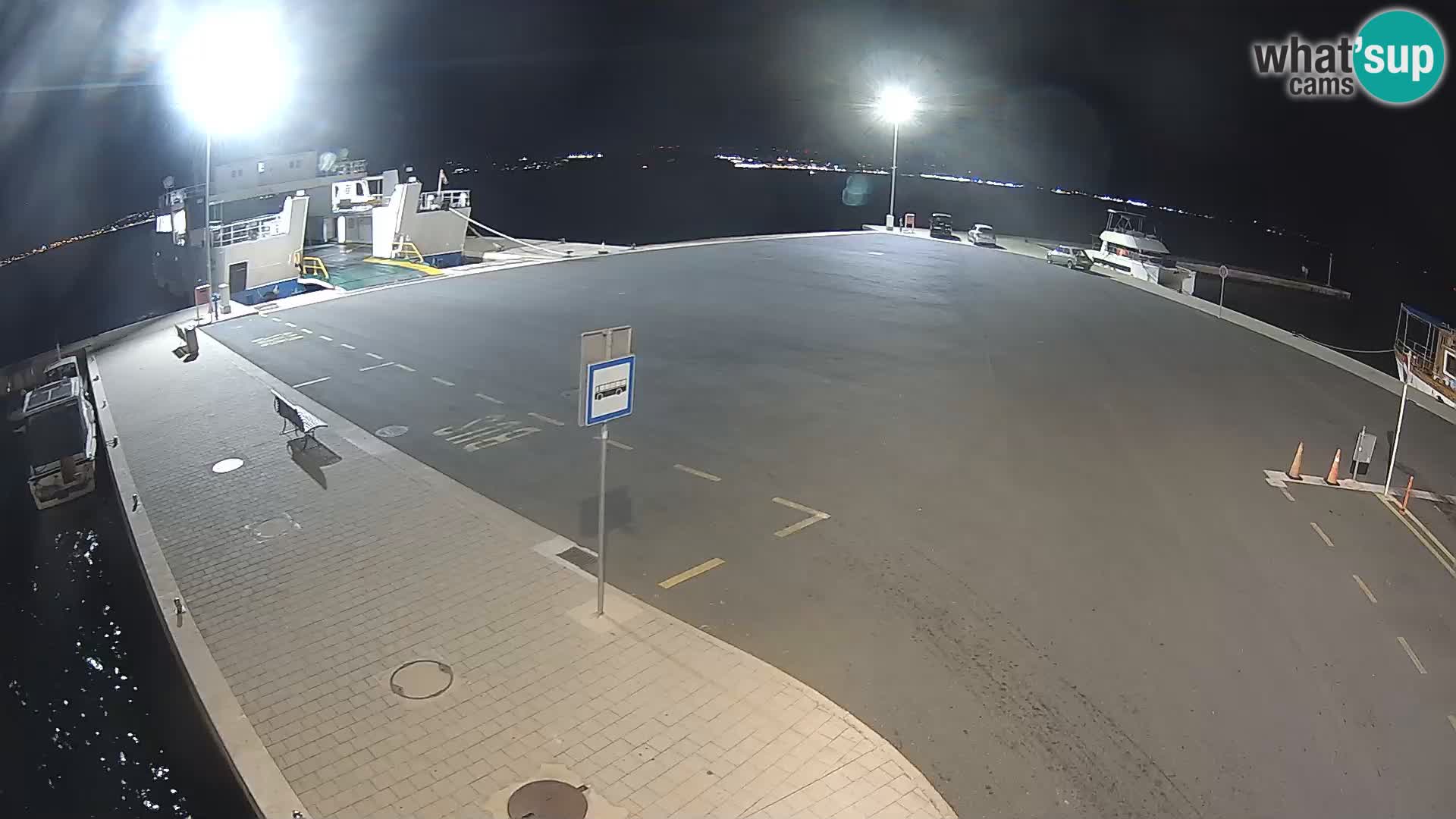 Tkon Live cam – ferry – Dalmatie – Croatie