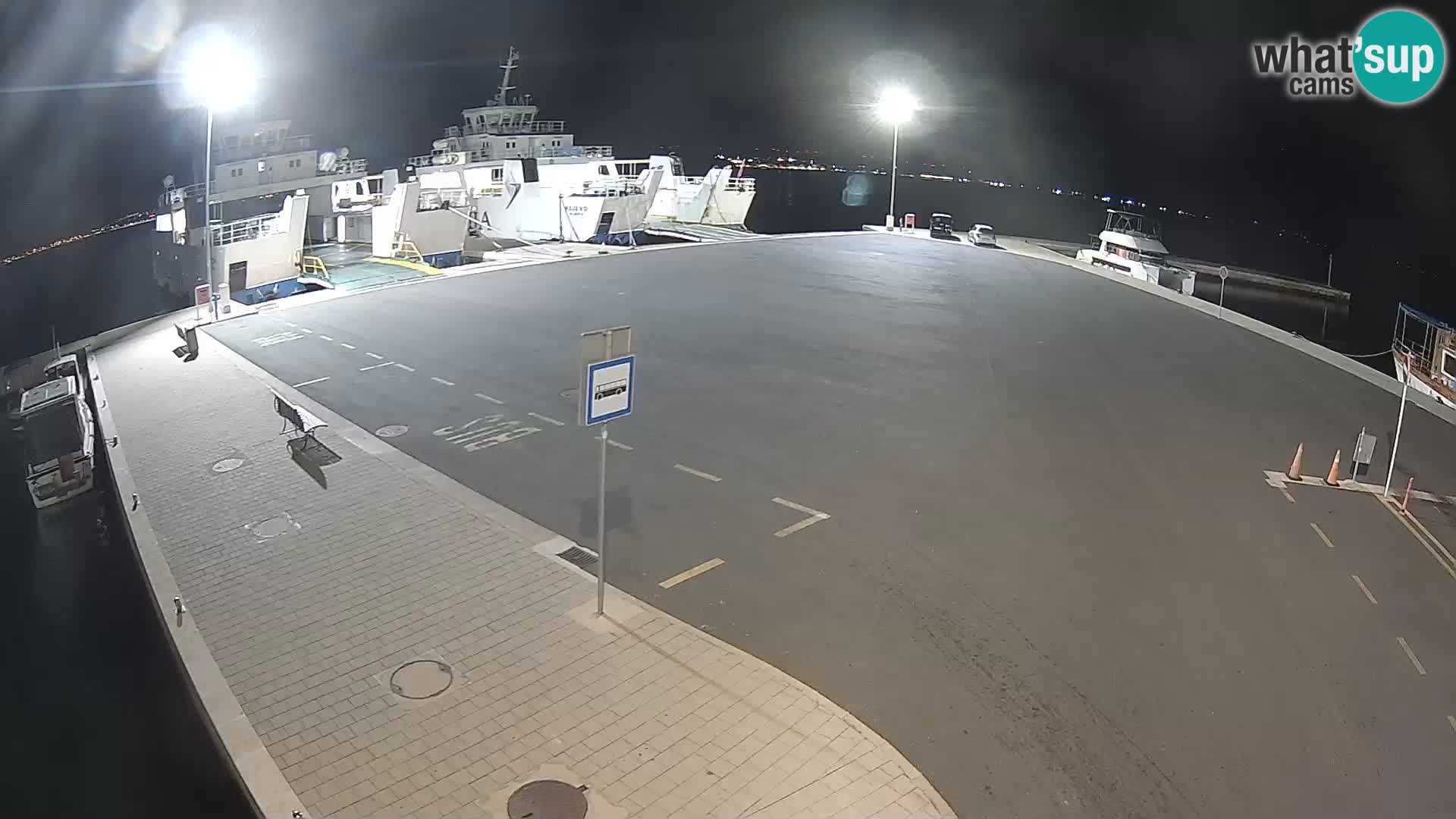 Tkon Live cam – ferry – Dalmatie – Croatie