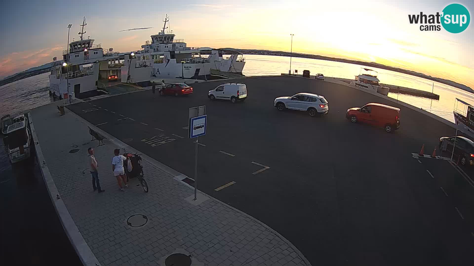 Tkon Live cam – traghetto – Dalmazia – Croazia