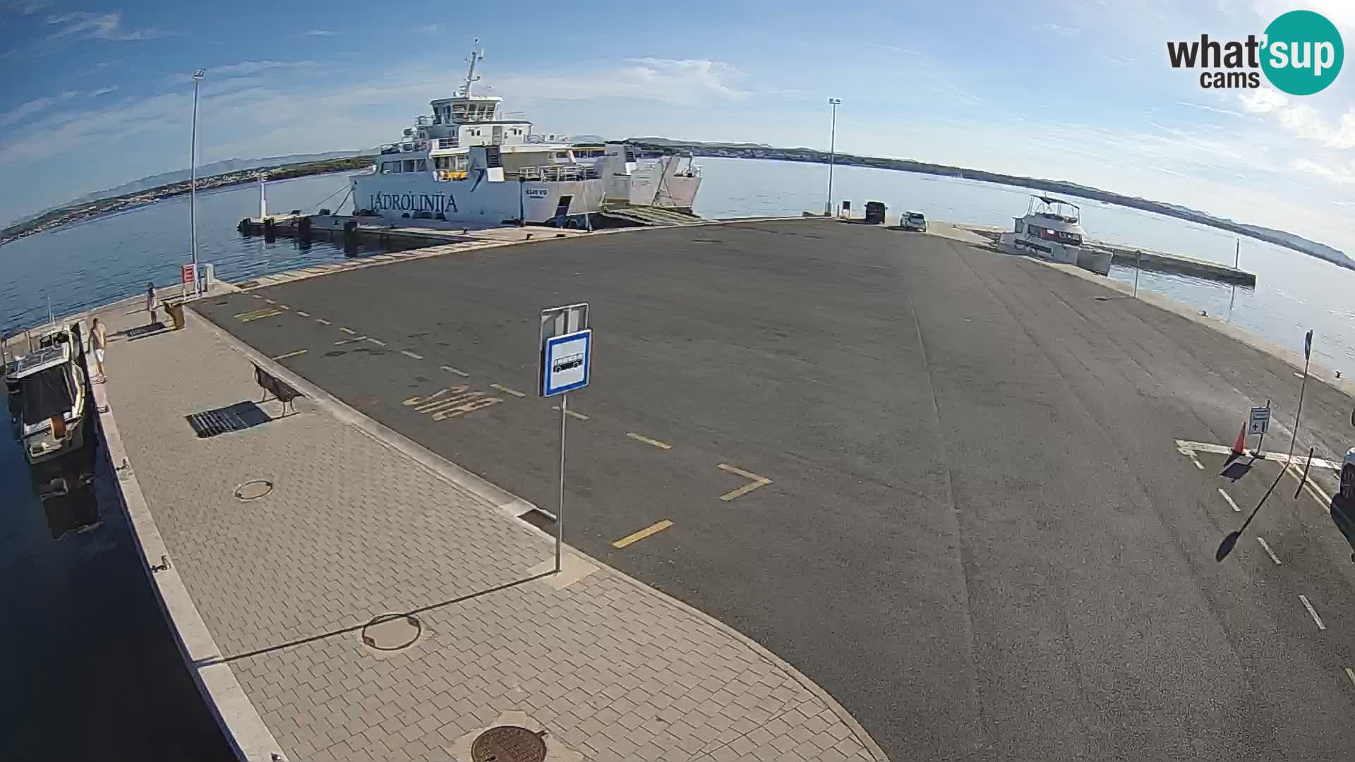 Tkon Live cam – ferry – Dalmatia – Croatia