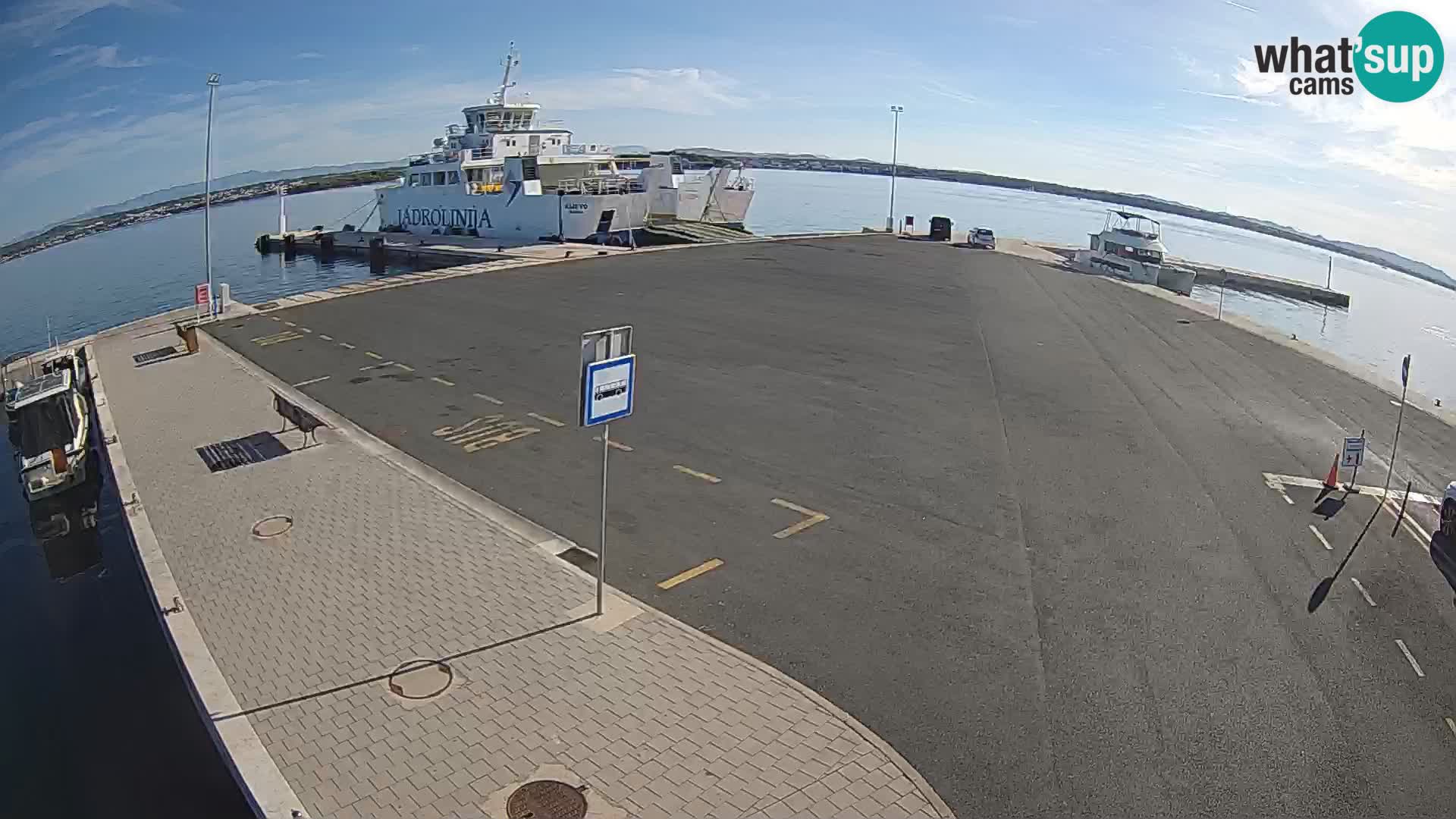 Tkon Live cam – ferry – Dalmatia – Croatia