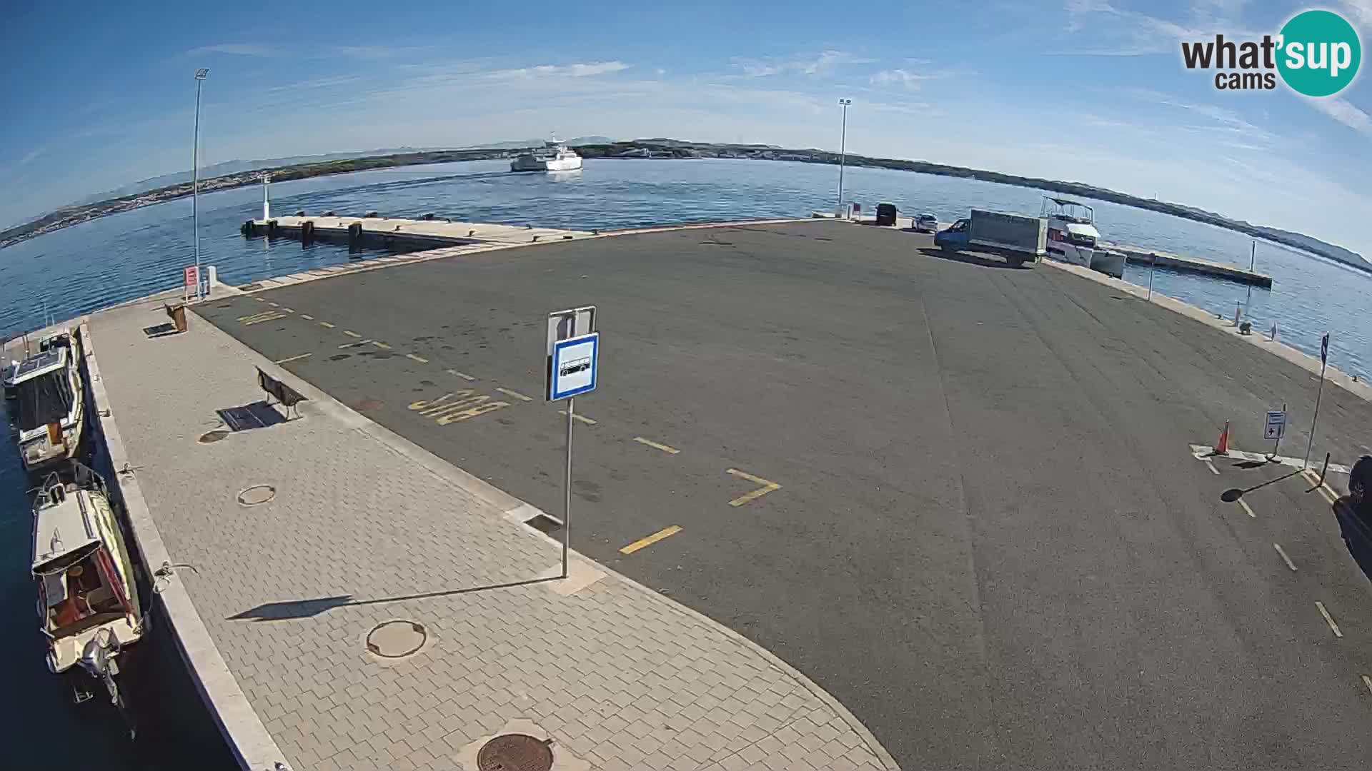 Tkon Live cam – traghetto – Dalmazia – Croazia