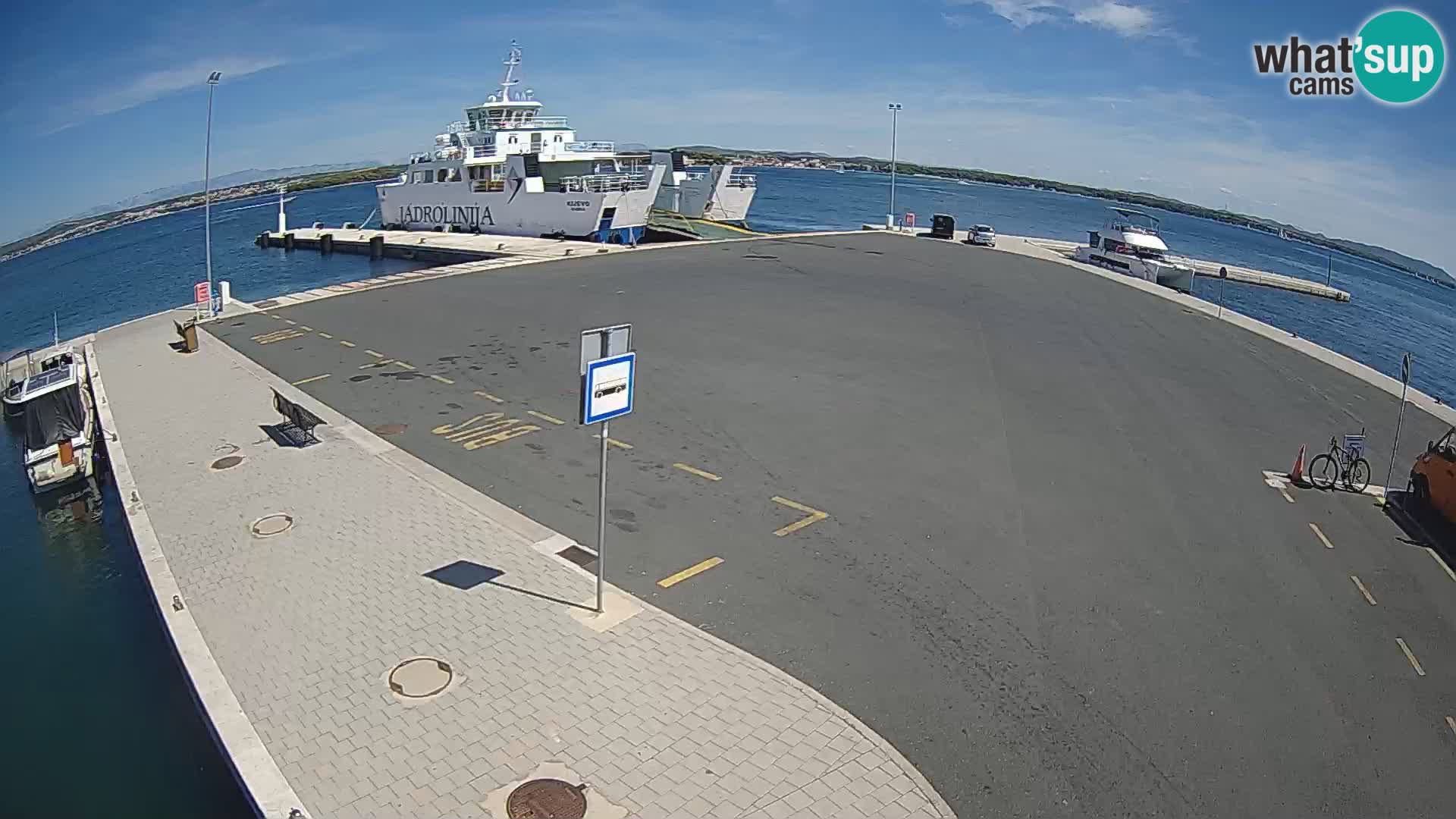 Tkon Live cam – ferry – Dalmatia – Croatia