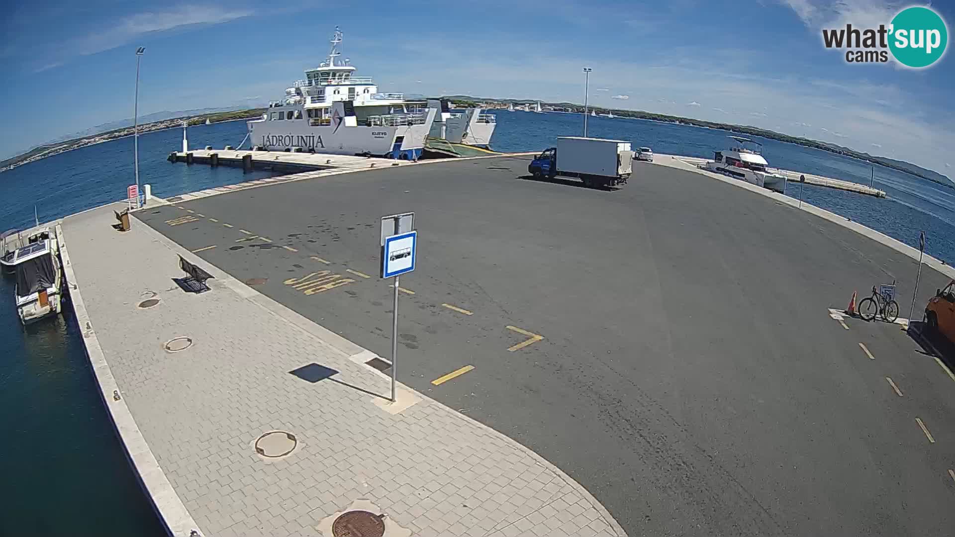 Tkon Live cam – ferry – Dalmatia – Croatia