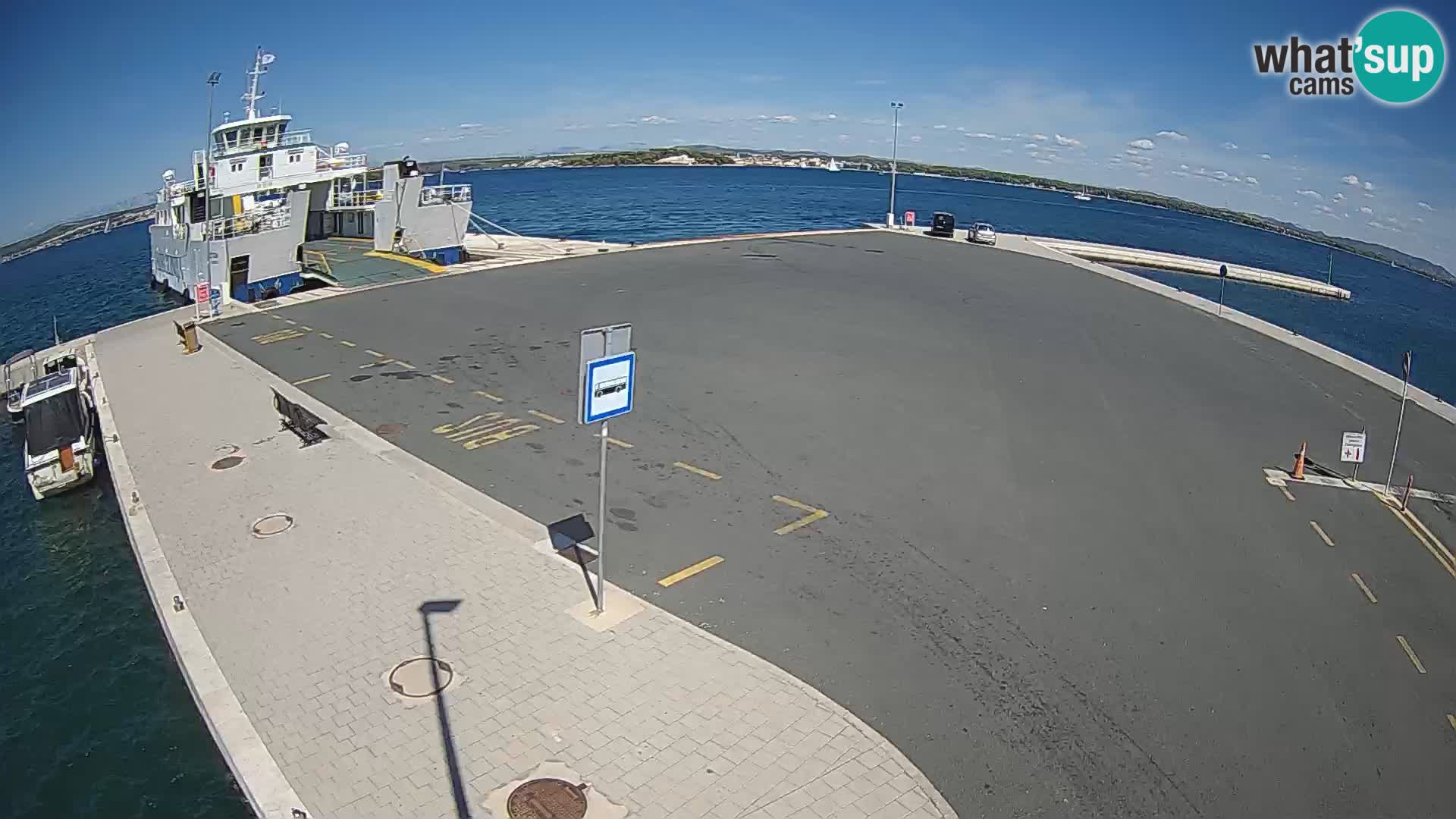 Tkon Live cam – ferry – Dalmatia – Croatia