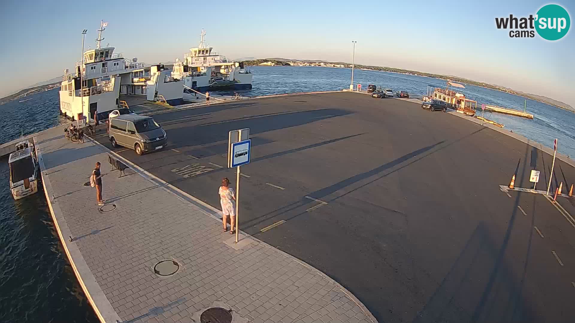 Tkon Live cam – ferry – Dalmatia – Croatia