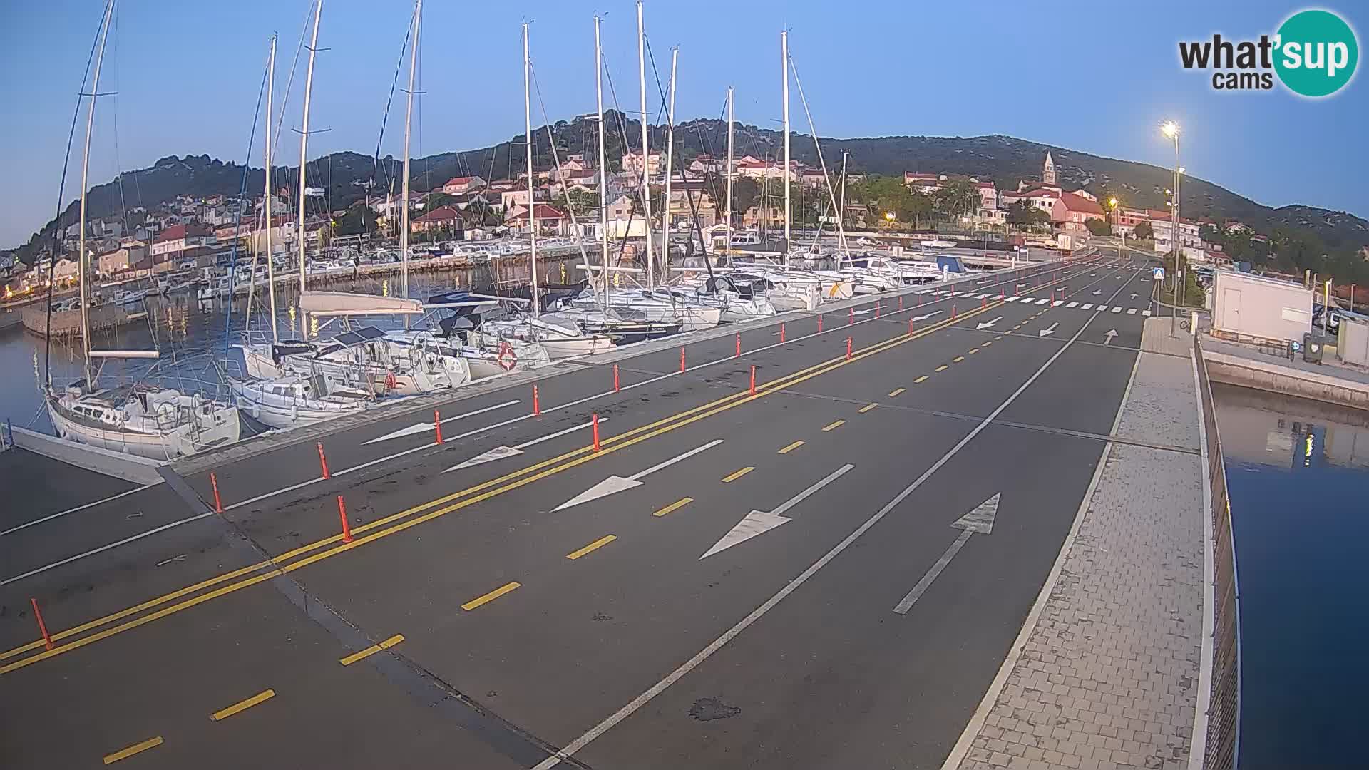 Dalmatie Tkon Traversier – webcams Croatie