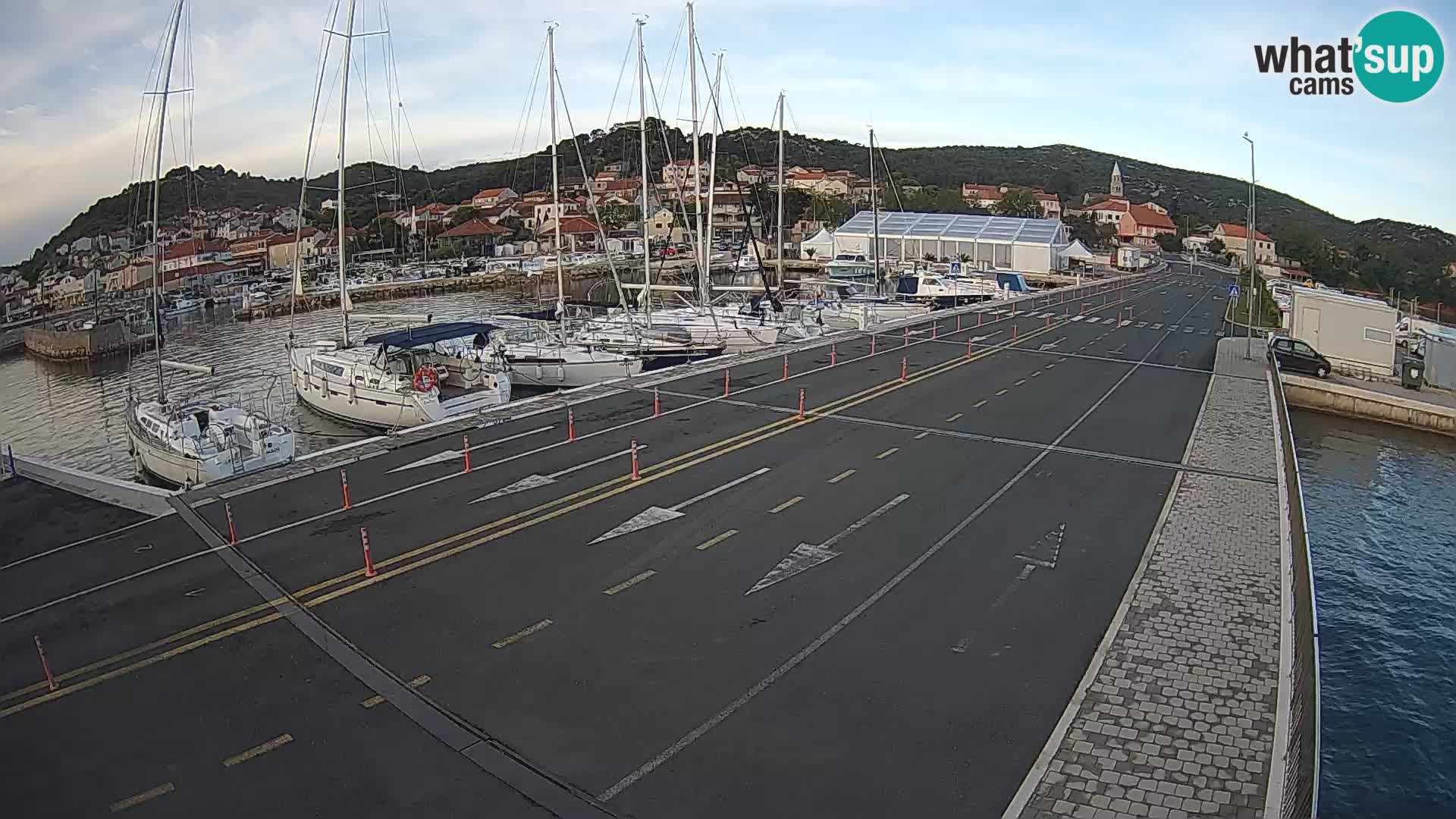 Dalmacia Tkon Transportar- webcams Croacia