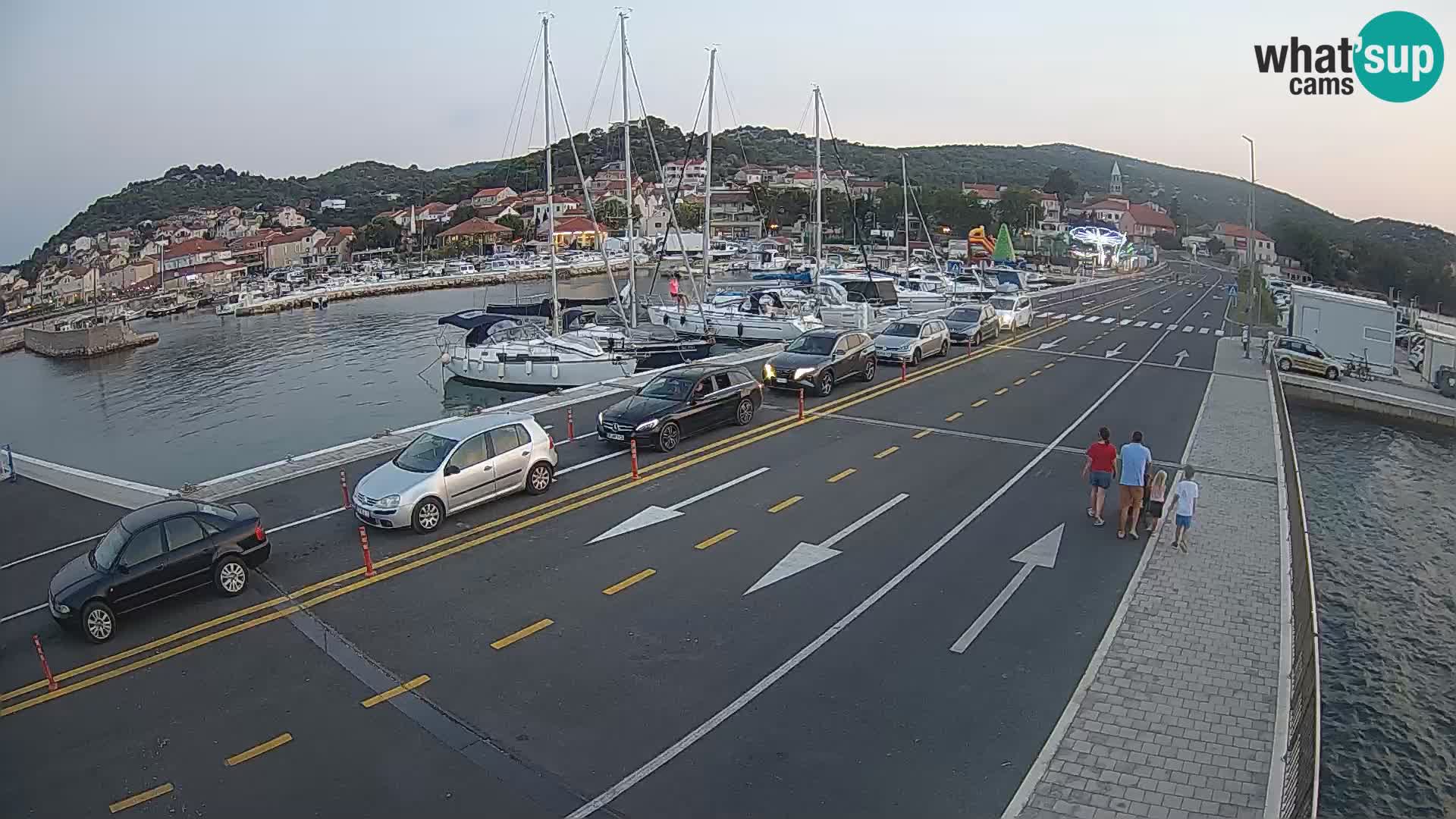 Dalmazia traghetto Tkon – webcam Croazia