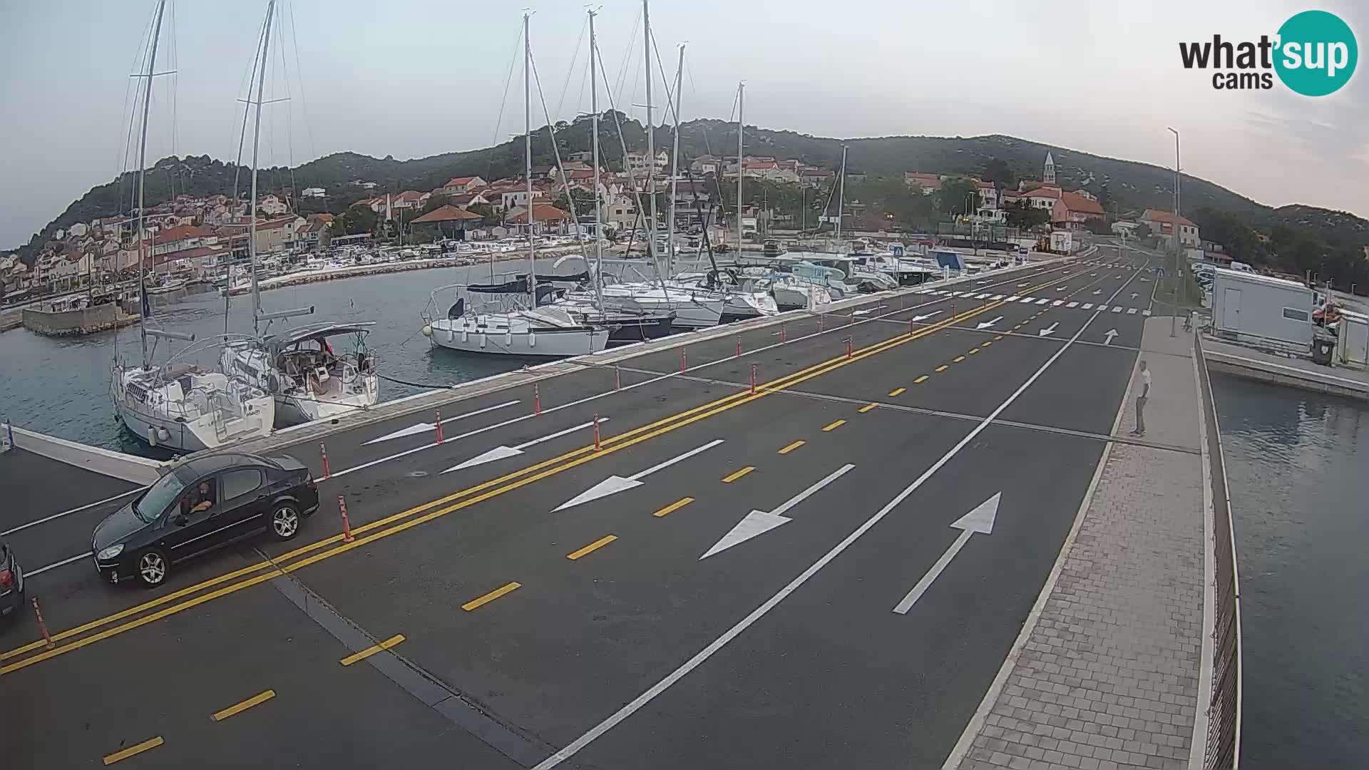 Dalmatie Tkon Traversier – webcams Croatie