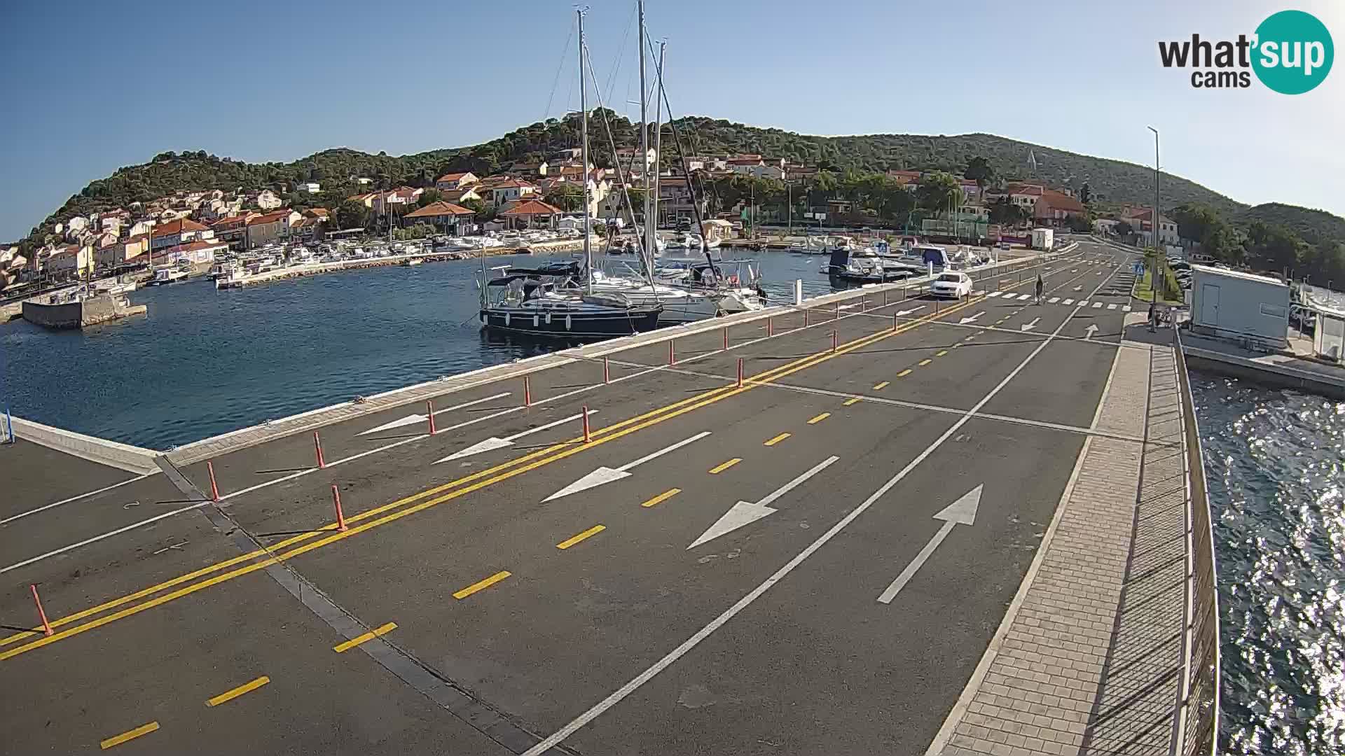 Dalmacija Trajekt Tkon – spletne kamere Hrvaška