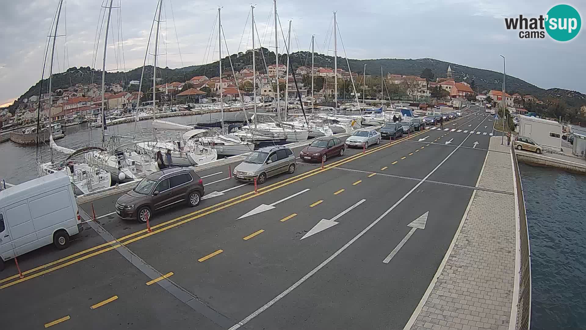 Dalmacia Tkon Transportar- webcams Croacia